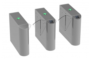 3台2通道圆弧翼闸