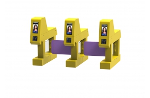 3台幼儿园小木马摆闸